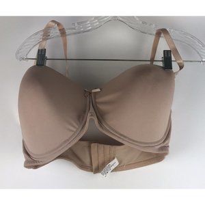 Va Bien Womens Bra Beige 40 E Can Turn Into A‎ Strapless Adjustable